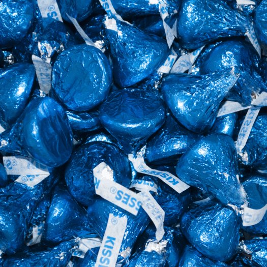 Hersheys Kisses couleurs individuelles pour bar a bonbons