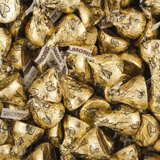 Hersheys Kisses couleurs individuelles pour bar a bonbons