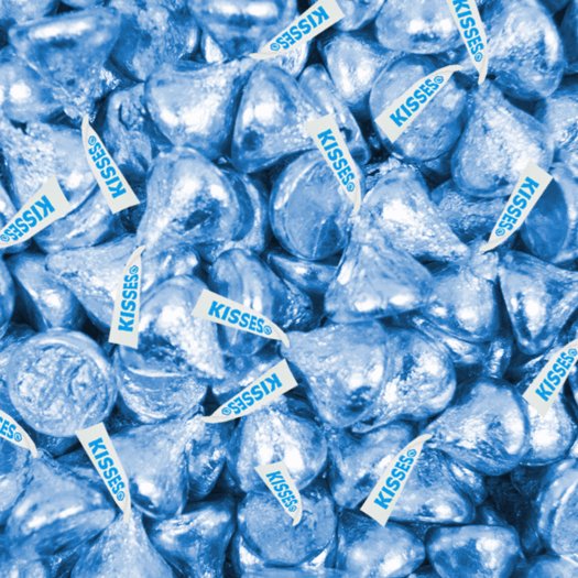 Hersheys Kisses couleurs individuelles pour bar a bonbons