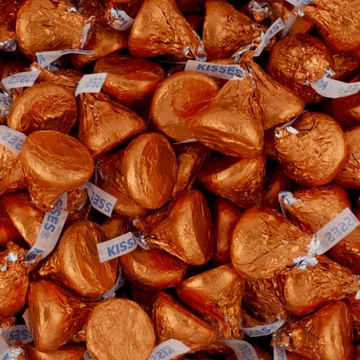 Hersheys Kisses couleurs individuelles pour bar a bonbons