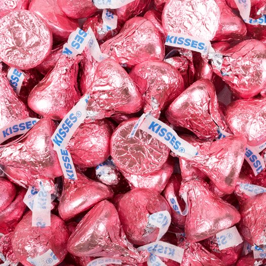 Hersheys Kisses couleurs individuelles pour bar a bonbons