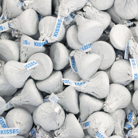 Hersheys Kisses couleurs individuelles pour bar a bonbons