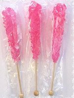 Bars  Bonbons Mariage Bton Rock Sugar Cerise