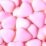 Bars  Bonbons Mariage Drage Coeur Rose