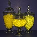 Bonbons Couleur Jaune et Or - Bars à Bonbons Mariage