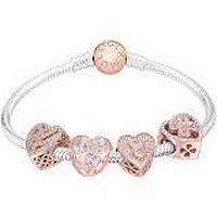 Bijoux et Accessoires de Mariage Rose Gold Heart Bracelet