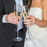 Rceptions de Mariage Flutes  Champagnes Personalises